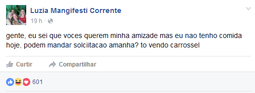 Ela ficou famosa pela conversa com o neto no whatsapp, mas a Dona Luiz no Facebook é a melhor pessoa do mundo