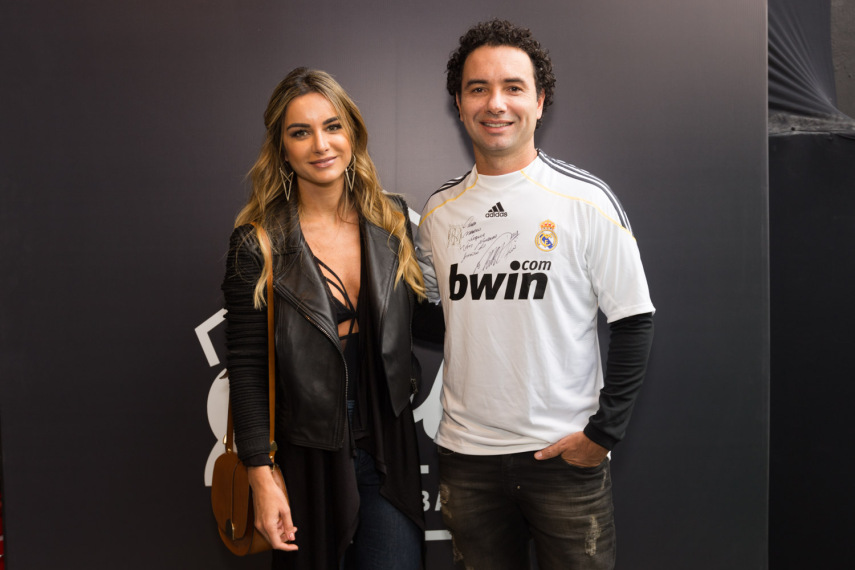 Flávia Vitorino e Marco Luque