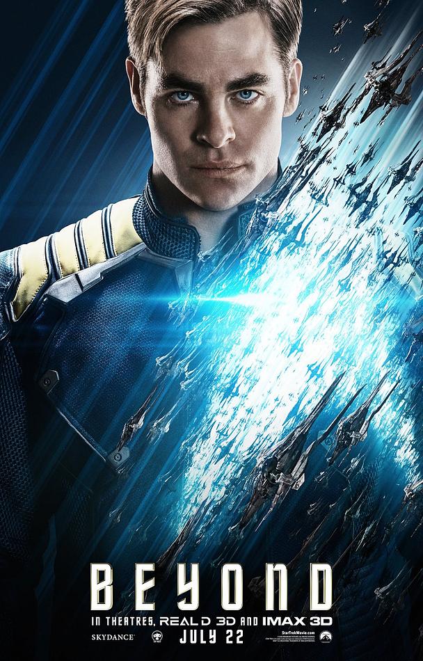 Chris Pine aparece novamente como o Capitão Kirk