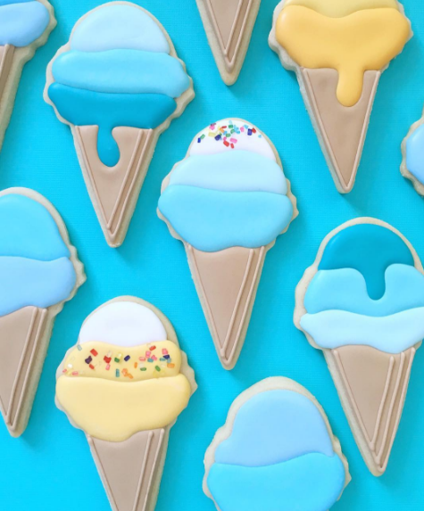 A americana Holly Fox uniu a paixão pelo designer e pela confeitaria e cria biscoitos doces lindos