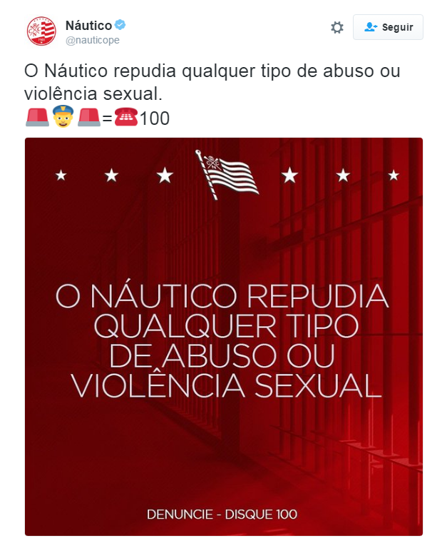 Depois do caso chocante da adolescente de 16 anos estuprada por 33 homens no Rio de Janeiro e o posicionamento machista da justiça e de parte da população, a internet se uniu contra a terrível cultura do estupro no Brasil com a hashtag #ACulpaNuncaÉDaVítima. Clubes esportivos, a atriz americana Emma Watson, a página brasileira da série Gilmore Girls, além de centenas de anônimos se manifestaram sobre o assunto. 