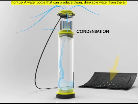 Fontus, garrafa capaz de fazer água