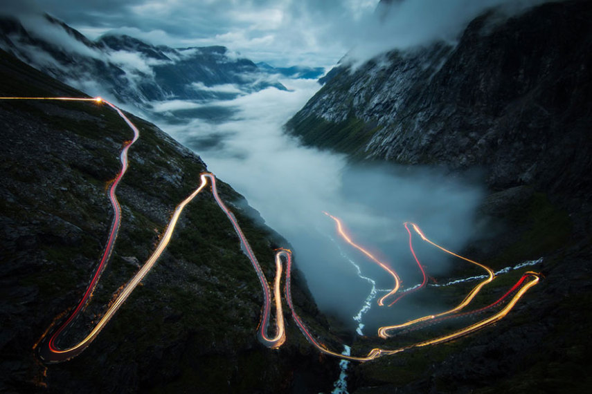 7) Trollstigen, na Noruega