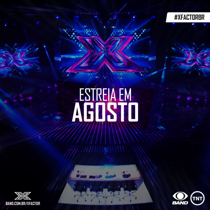 Versão brasileira do ‘X Factor‘ deve estrear em agosto nos canais Band e TNT