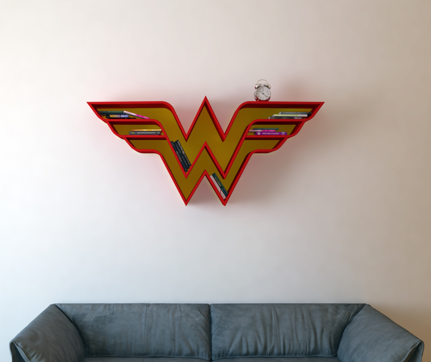 Fãs de quadrinhos e super-heróis geralmente possuem prateleiras lotadas de quadrinhos, bonequinhos e filmes. Mas e se a própria prateleira fizesse parte dessa coleção? Esse é o conceito criado pelo artista turco Burak Dogan, que criou o design destas prateleiras sensacionais do Superman, Mulher-Maravilha, Shield e Capitão América.