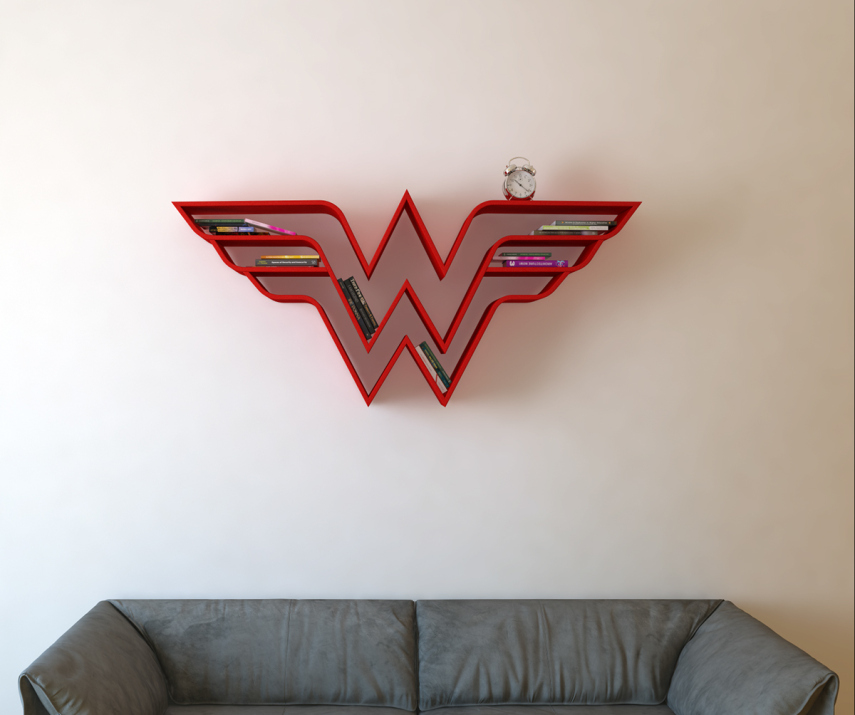 Fãs de quadrinhos e super-heróis geralmente possuem prateleiras lotadas de quadrinhos, bonequinhos e filmes. Mas e se a própria prateleira fizesse parte dessa coleção? Esse é o conceito criado pelo artista turco Burak Dogan, que criou o design destas prateleiras sensacionais do Superman, Mulher-Maravilha, Shield e Capitão América.