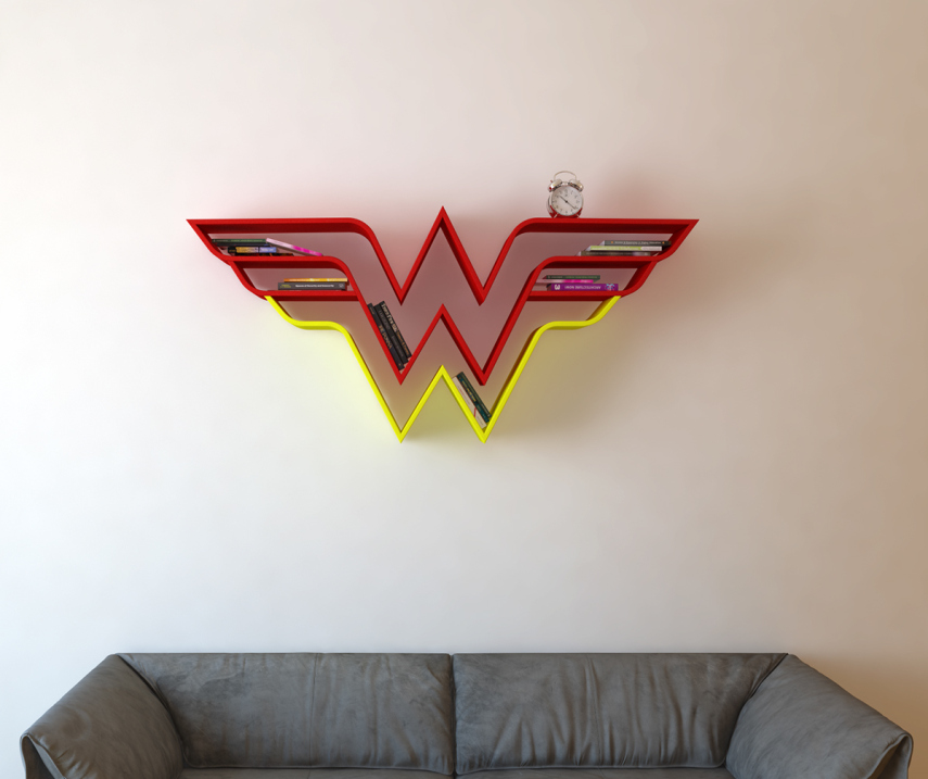 Fãs de quadrinhos e super-heróis geralmente possuem prateleiras lotadas de quadrinhos, bonequinhos e filmes. Mas e se a própria prateleira fizesse parte dessa coleção? Esse é o conceito criado pelo artista turco Burak Dogan, que criou o design destas prateleiras sensacionais do Superman, Mulher-Maravilha, Shield e Capitão América.
