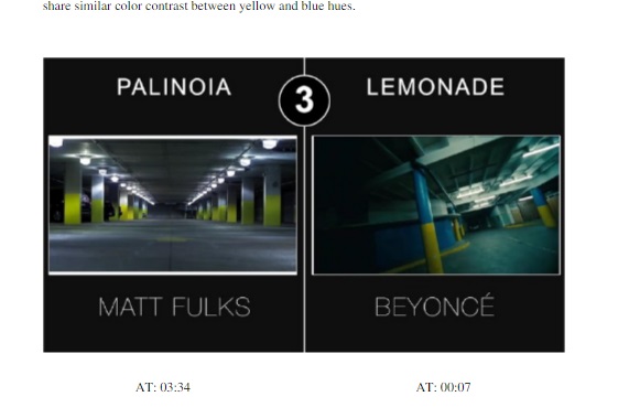 Matthew Fulks alega que Beyoncé teria copiado as ideias para o trailer de Lemonade de um curta que ele fez, chamado Palinoia