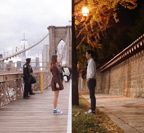 Que tal acompanhar um relacionamento a distância? Danbi Shin vive em Nova York e Seok Li mora em Seoul. Eles mostram como levam a vida no projeto Half&Half. Acompanhe no @shinliart e @liseok