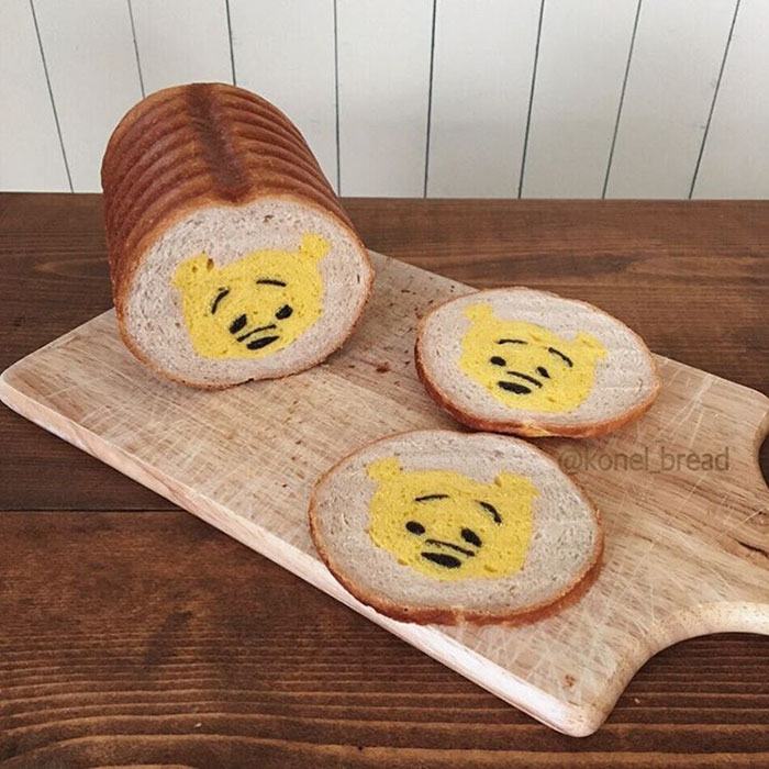 Uma mãe japonesa, que trabalha em uma padaria sediada em Tóquio, usa os desenhos dos filhos para se inspirar e fazer pães bem diferentes
