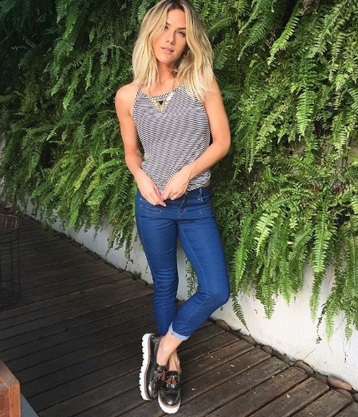 A atriz e apresentadora Giovanna Ewbank 