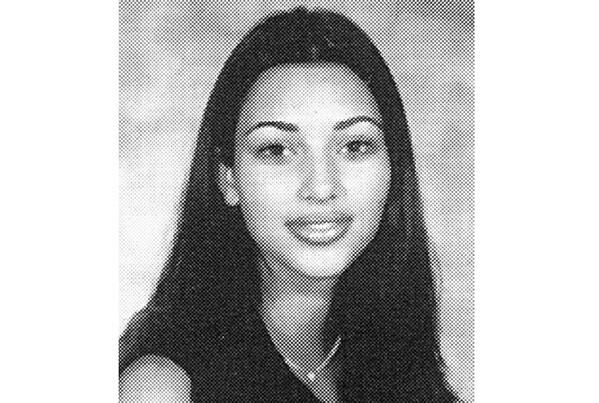 Kim ainda era adolescente e estava na escola nos anos 90