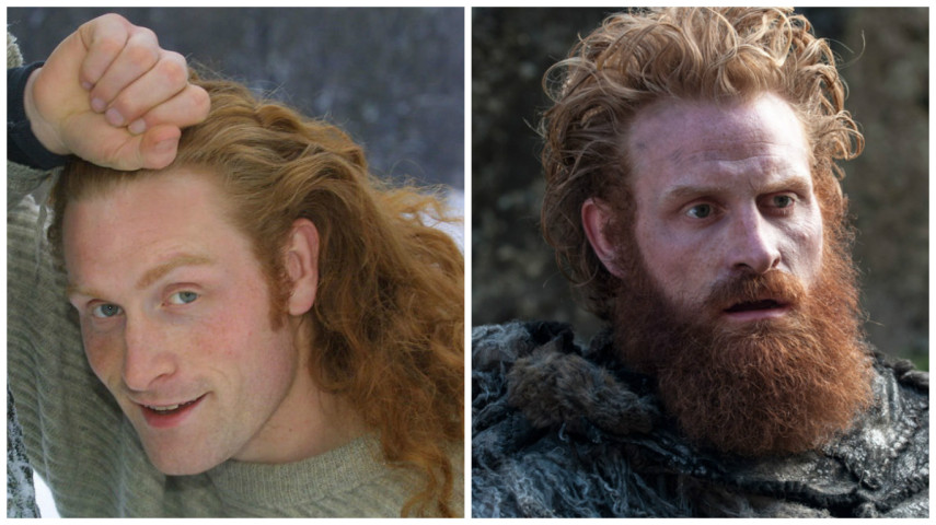 O ator mais jovem e sem barbar e como Tormund Giantsbane, em GoT