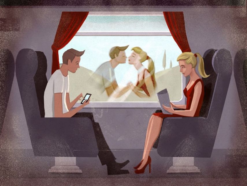 Marco Melgrati é um ilustrador italiano que fez uma série de desenhos para mostrar as tristezas sobre o mundo moderno