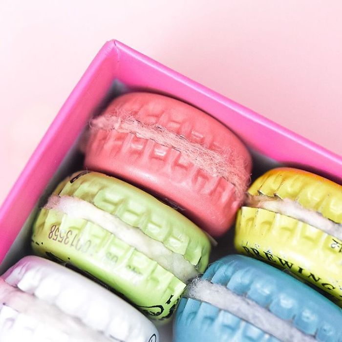 Macarons de tampinhas de garrafa