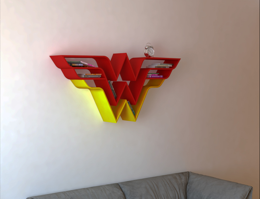 Fãs de quadrinhos e super-heróis geralmente possuem prateleiras lotadas de quadrinhos, bonequinhos e filmes. Mas e se a própria prateleira fizesse parte dessa coleção? Esse é o conceito criado pelo artista turco Burak Dogan, que criou o design destas prateleiras sensacionais do Superman, Mulher-Maravilha, Shield e Capitão América.