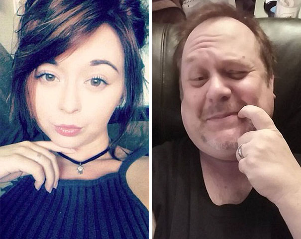 Cassie Martin ganhou fama na internet ao mostrar as imitações que seu pai fazia das selfies que ela postava nas redes sociais
