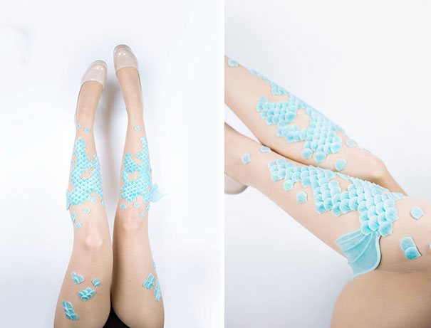 Cansou da sua forma humana? Essas meias podem te ajudar no processo de transformação das sereias! ;)