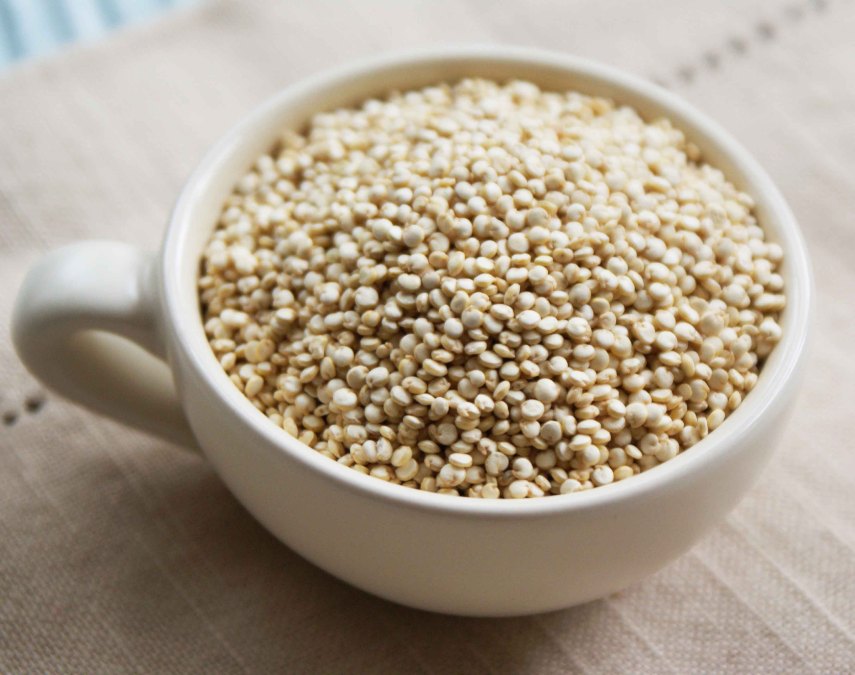 Depois do grão ser cozinhado, mesmo rico em proteínas contém 222 calorias por chávena que, apesar de ser um valor baixo, pode contribuir para o aumento de peso se for usado como base ou complemento para as suas refeições