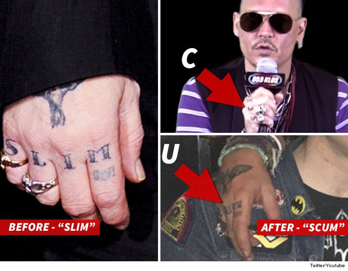 Johnny Depp conta como Amber Heard Cortou parte do seu dedo con uma ga