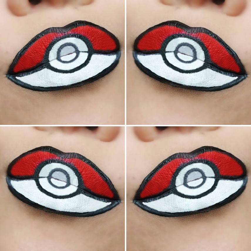  Se já é difícil acompanhar um tutorial para fazer um delineado perfeito, imagine seguir um passo a passo para sair de casa com um raio de Pikachu desenhado nos olhos. Alguns fãs de Pokémon Go estão tão obcecados em sair caçando Charmander e Bulbasauro na vida real que se inspiraram no joguinho para se maquiar. Enquanto o Pokémon Go não chega no Brasil, veja fotos com makes inspiradas nos personagens.  Mas vale pensar duas vezes antes de fazer qualquer uma delas e sair por aí:
