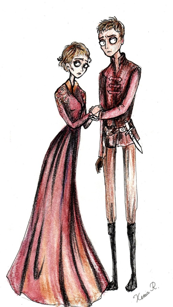 A ilustradora Xenia Rassolova é a responsável por misturar 'Game of Thornes' com Tim Burton