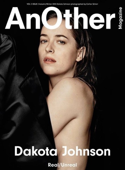 Dakota Johnson posou muito sexy para revista Another. Ela deveria estar sem qualquer maquiagem, mas os fãs não acreditaram na revista