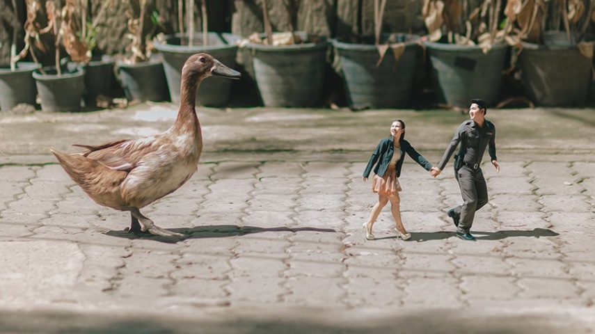 Ekkachai Saelow é um fotógrafo de casamentos que gosta de inovar em seu trabalho