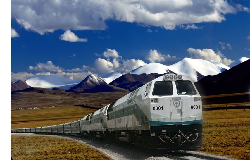 Ferrovia Qingzang, China