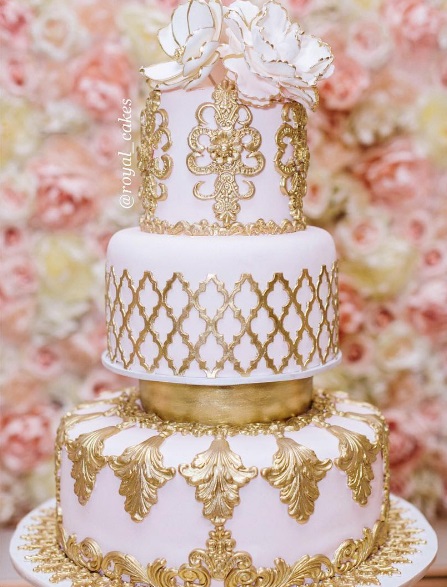 Esses bolos são da @royal_cakes, que fazem design de bolos em Los Angeles
