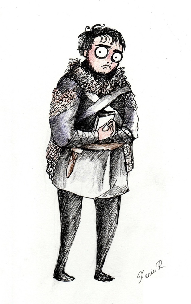 A ilustradora Xenia Rassolova é a responsável por misturar 'Game of Thornes' com Tim Burton
