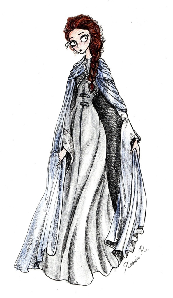A ilustradora Xenia Rassolova é a responsável por misturar 'Game of Thornes' com Tim Burton