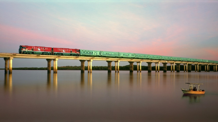 Trem The Ghan, Austrália