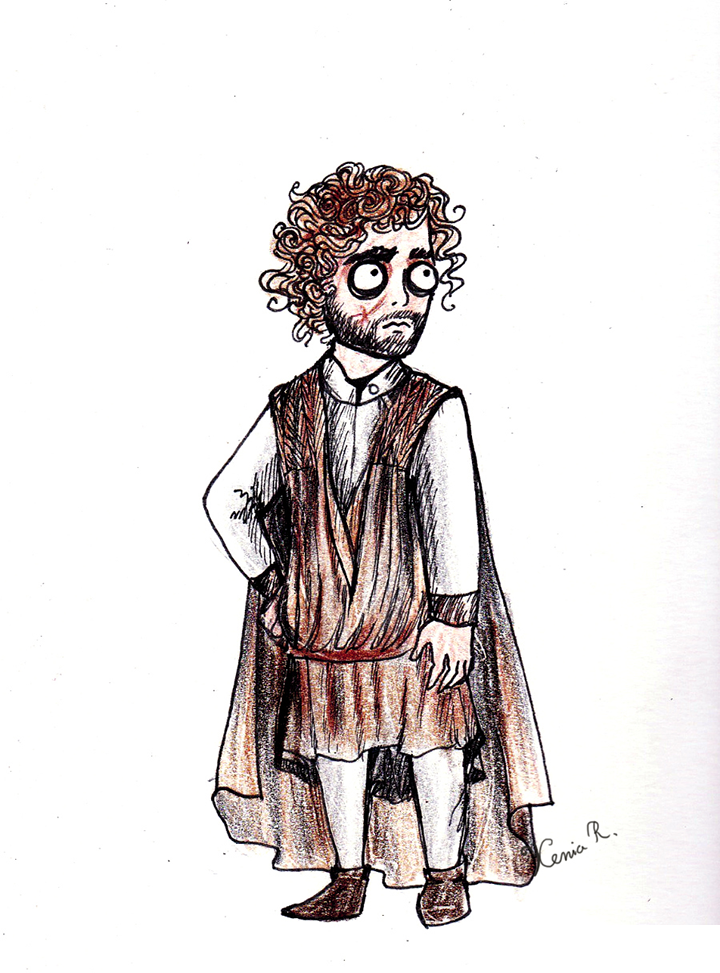 A ilustradora Xenia Rassolova é a responsável por misturar 'Game of Thornes' com Tim Burton