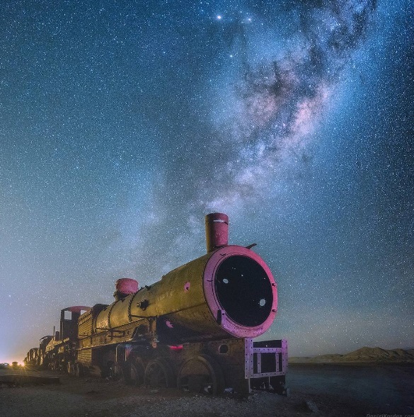 O fotógrafo russo Daniel Kordan viajou para o Salar de Uyuni, na Bolívia, e tirou fotos da Via Láctea