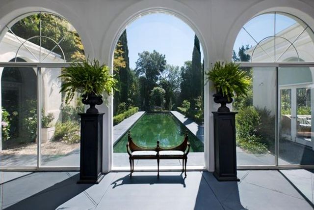 Piscina da casa da atriz Gwyneth Paltrow