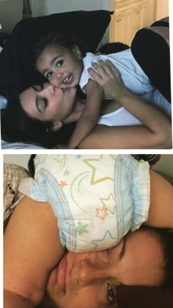 Celeste Barber tenta recriar algumas fotos de celebs com seus filhotes para mostrar que a maternidade não é tão glamourosa assim - não para as mamães comuns, pelo menos