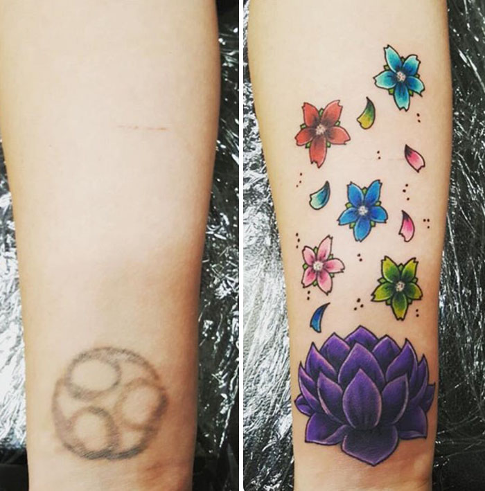 É aquele ditado, né: tem tatuagem que vai dar ruim, não tem jeito. Mas nem tudo é o fim do mundo! Eis algumas ideias de cobertura que podem funcionar no seu caso ;)