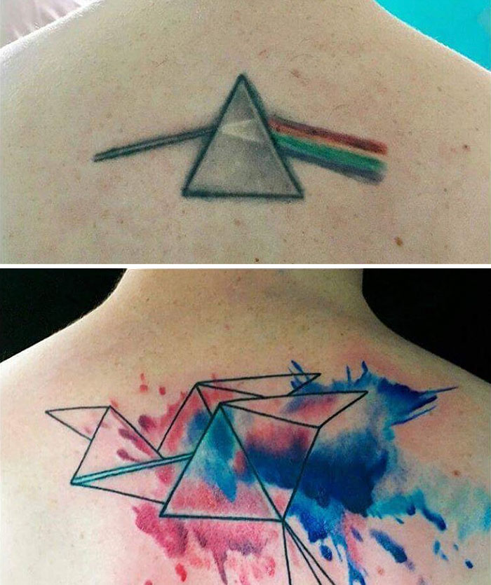 É aquele ditado, né: tem tatuagem que vai dar ruim, não tem jeito. Mas nem tudo é o fim do mundo! Eis algumas ideias de cobertura que podem funcionar no seu caso ;)