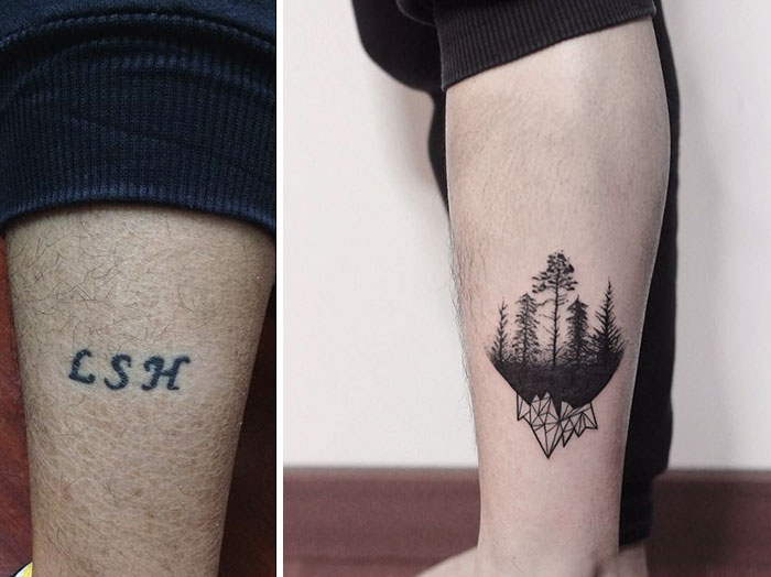 É aquele ditado, né: tem tatuagem que vai dar ruim, não tem jeito. Mas nem tudo é o fim do mundo! Eis algumas ideias de cobertura que podem funcionar no seu caso ;)