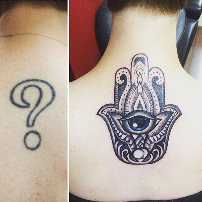 É aquele ditado, né: tem tatuagem que vai dar ruim, não tem jeito. Mas nem tudo é o fim do mundo! Eis algumas ideias de cobertura que podem funcionar no seu caso ;)