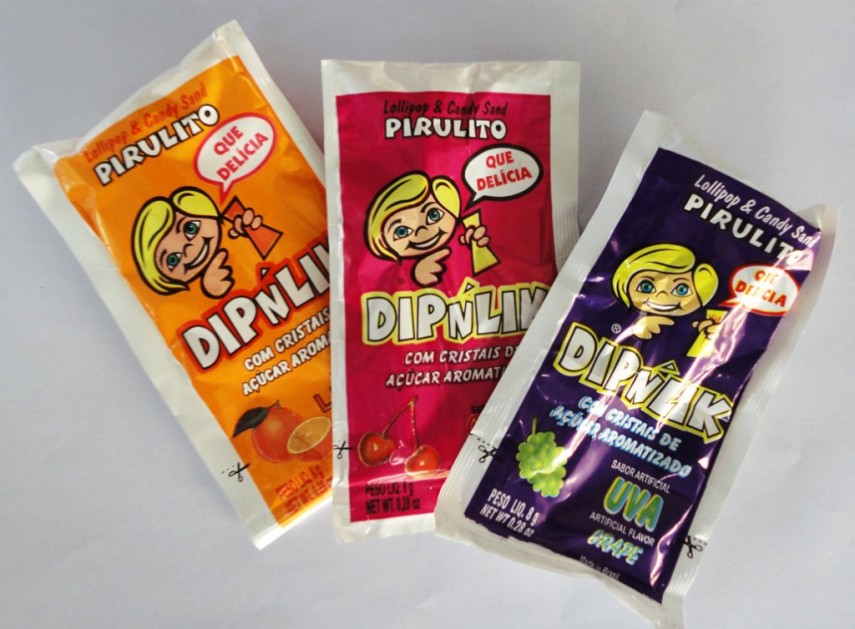 Houve boatos de que o Dip n' Lik estava na pior, dando câncer nas pessoas... Tudo brinks, né? 