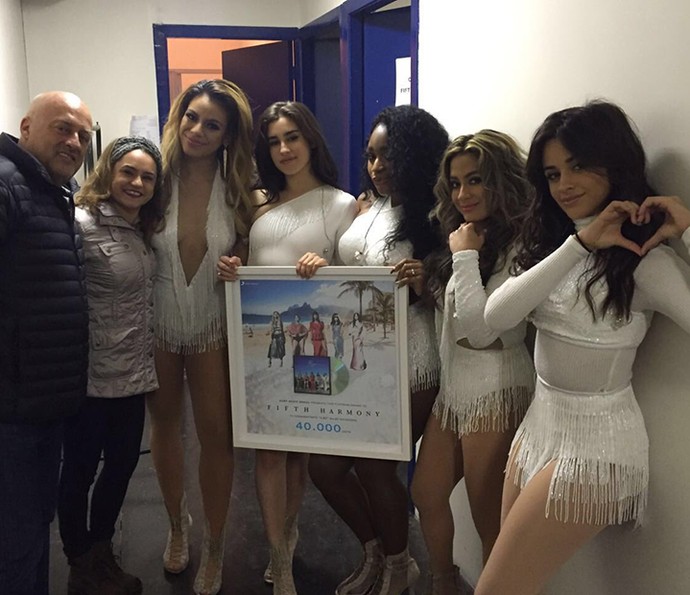 Neste mesmo show em Porto Alegre, elas receberam 