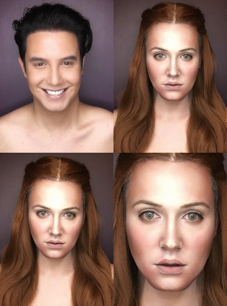 Artista usa maquiagem para se transformar em personagens de 'Game of Thrones'