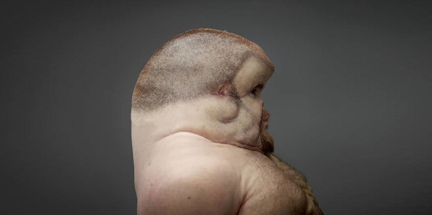 Esse é Graham, um boneco com modificações corporais para alertar sobre o risco de acidentes de trânsito na Austrália