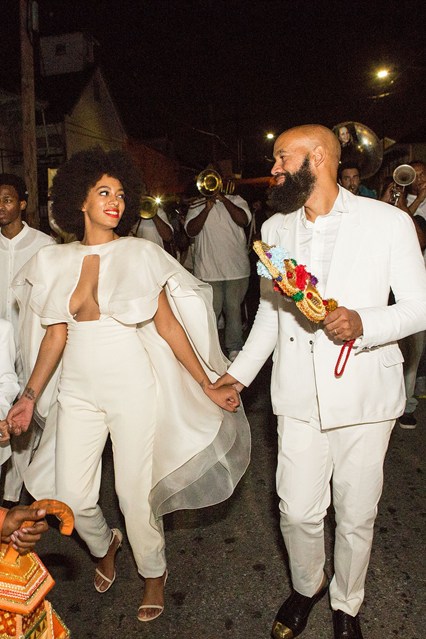 Solange Knowles e Alan Ferguson, em 2014