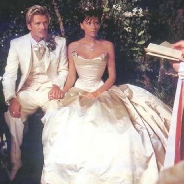 Victoria e David Beckham, em 1999O ex-casal Gwen Stefani e Gavin Rossdale, em 2002