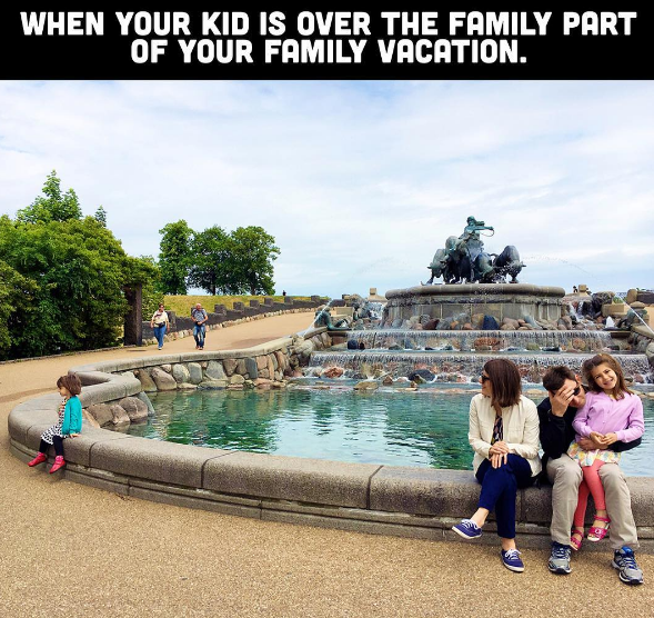 Quando sua filha não quer fazer parte das férias em família