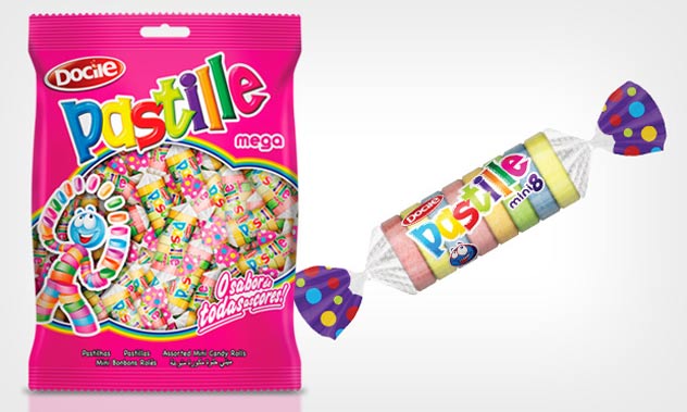 Toda sacolinha de lembrancinha dos aniversários vinha com uma dessas. A melhor parte era morder essas pastilhas!