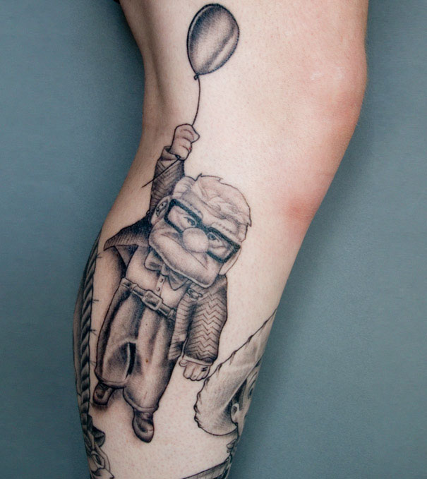 É fã dos desenhos animados da Pixar? Essas pessoas gostam tanto que eternizaram em tatuagens lindas!